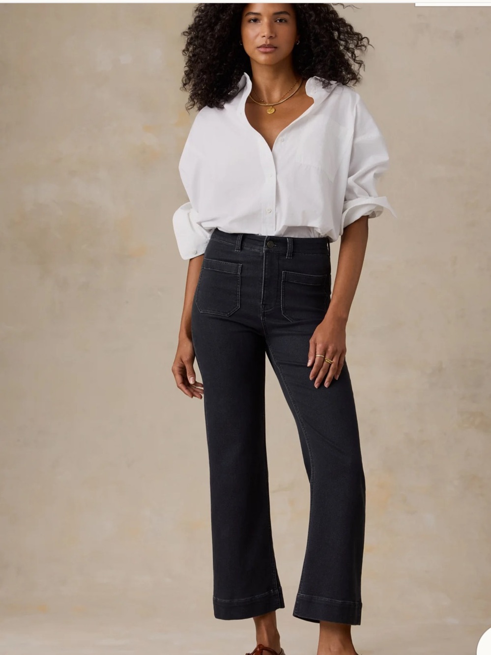 Faherty Stretch Terry Patch Pocket Ankle Pants Sz 28